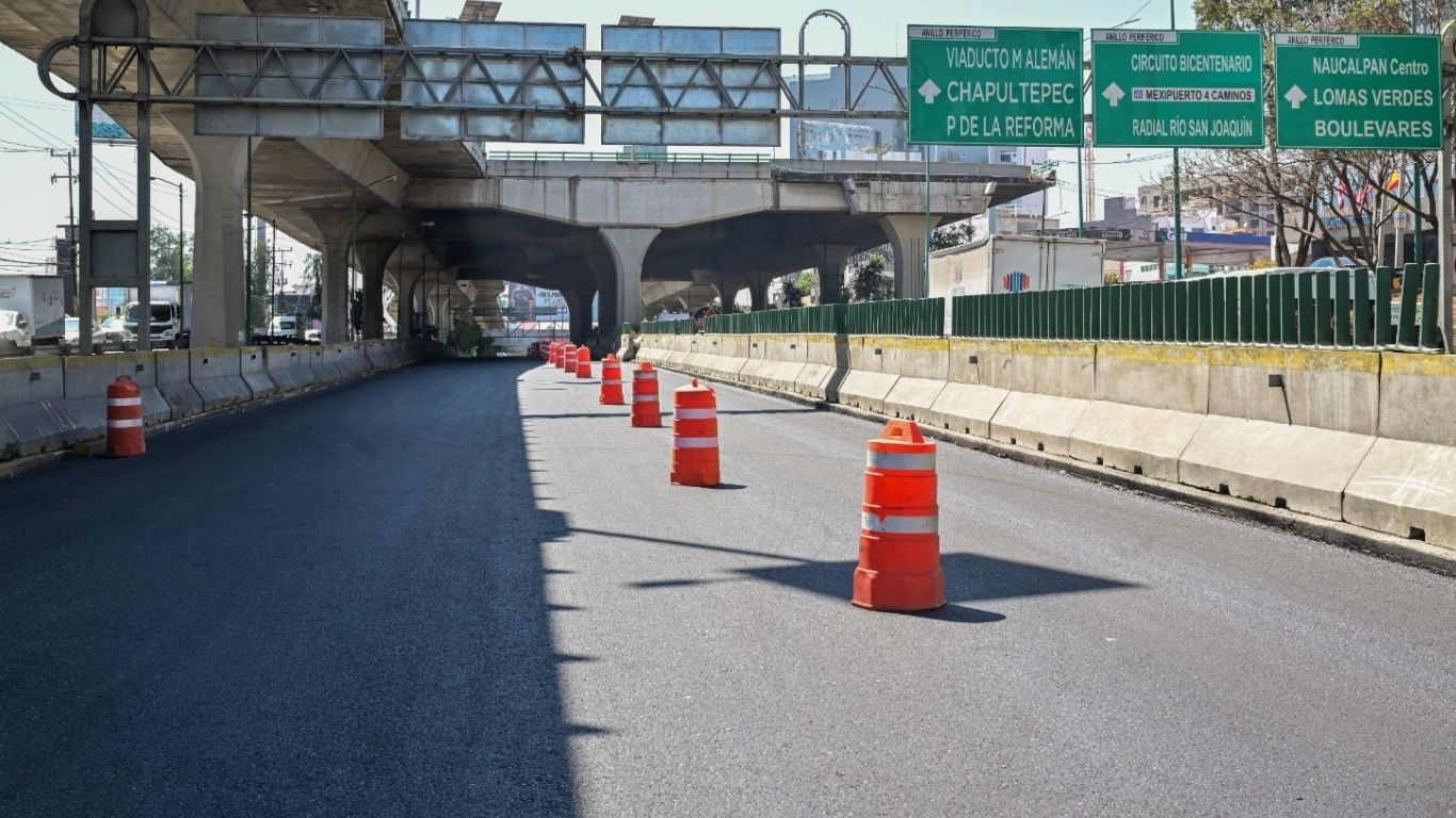 Avanza 52% rehabilitación del Periférico Norte