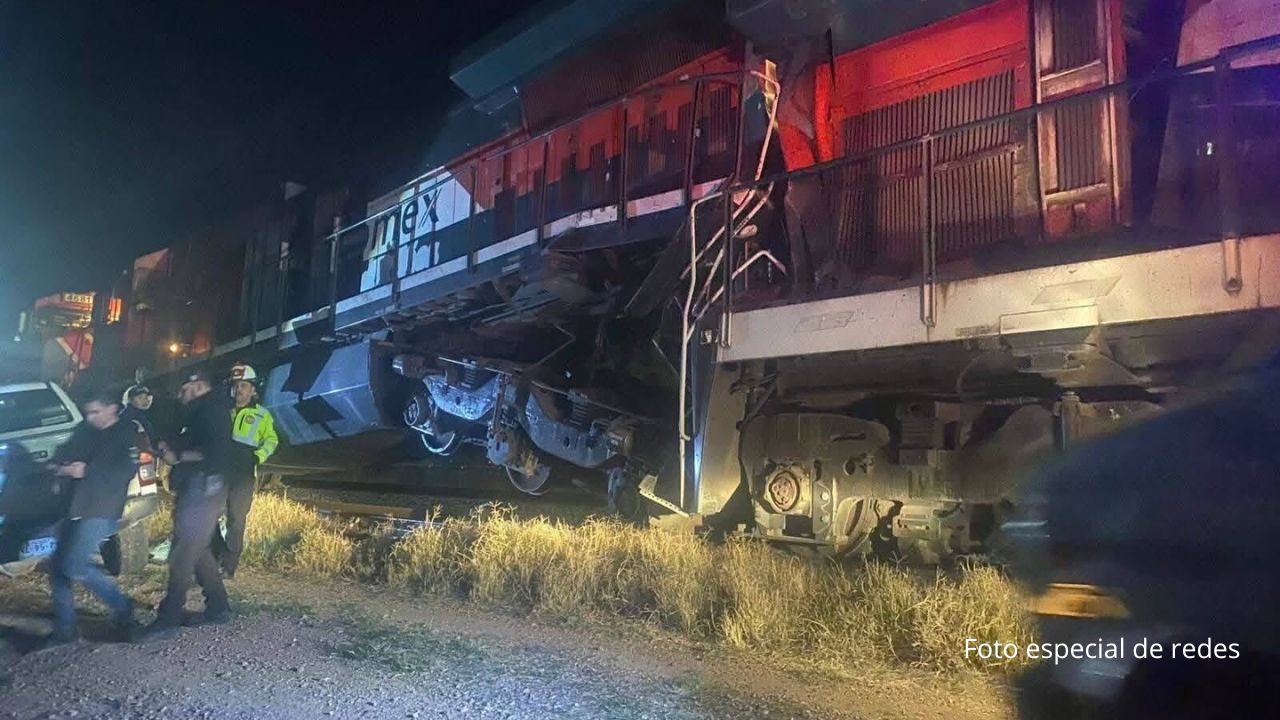 Choque de trenes en Nogales deja cuatro lesionados