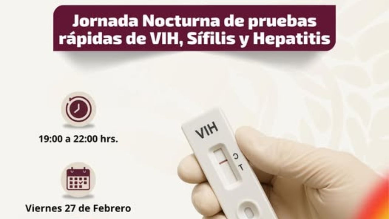 Neza realizará pruebas rápidas de VIH, sífilis y hepatitis