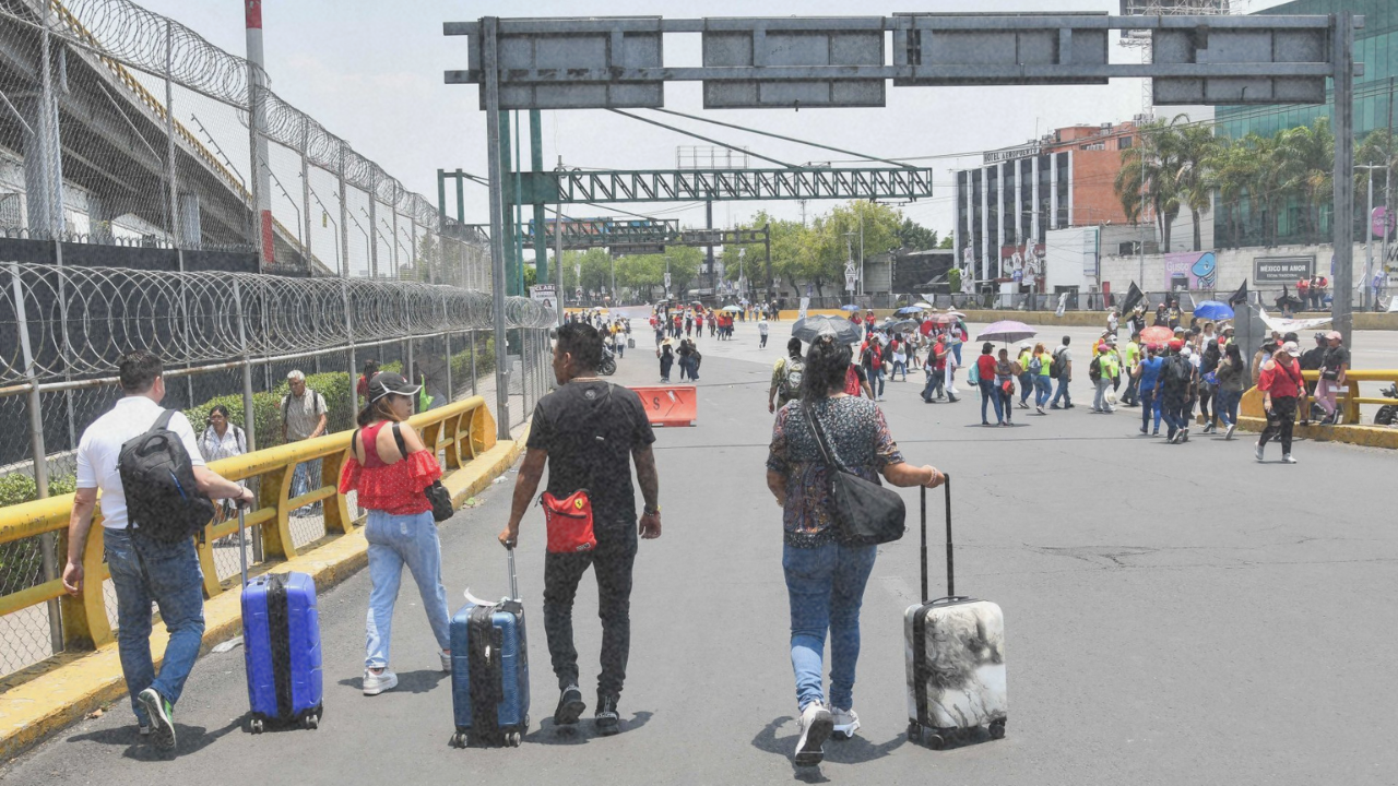 ¡Atención! se prevén afectaciones en el AICM por manifestaciones