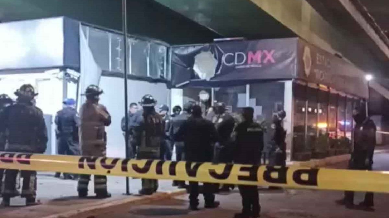 Detonan un explosivo en un estación policíaca de la alcaldía Cuauhtémoc