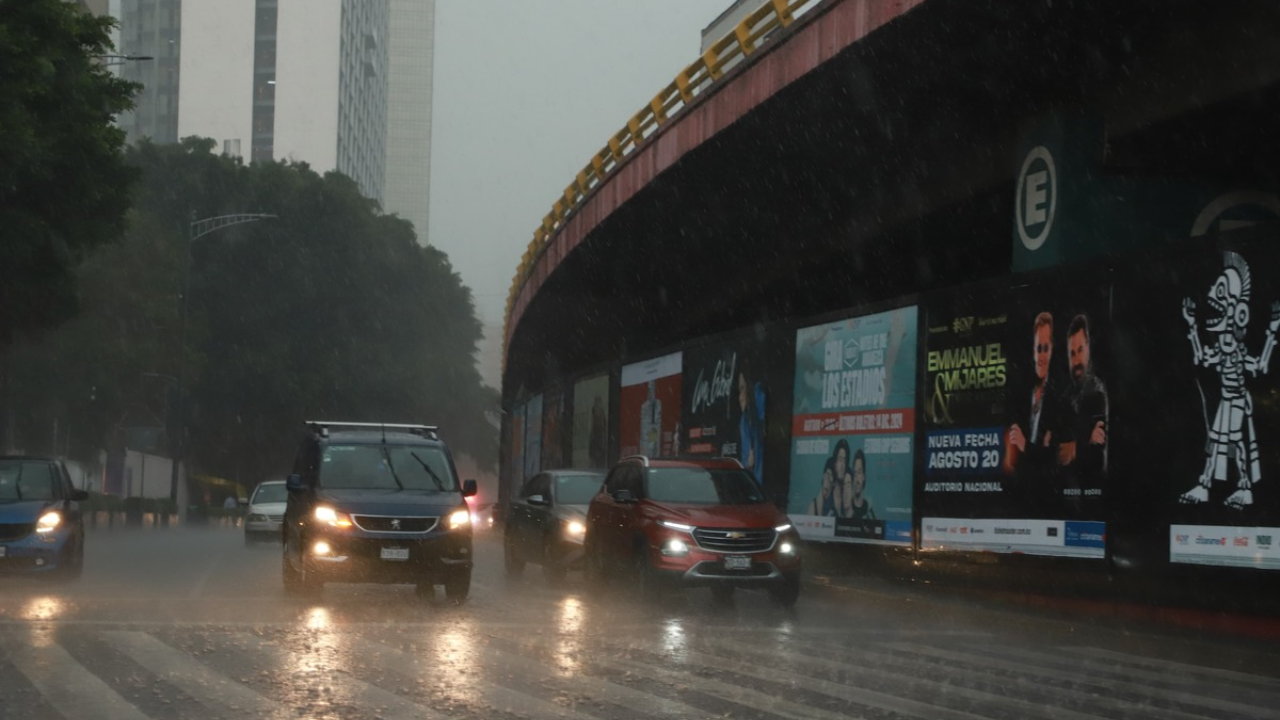 Lluvias afectan el sur y poniente de la CDMX