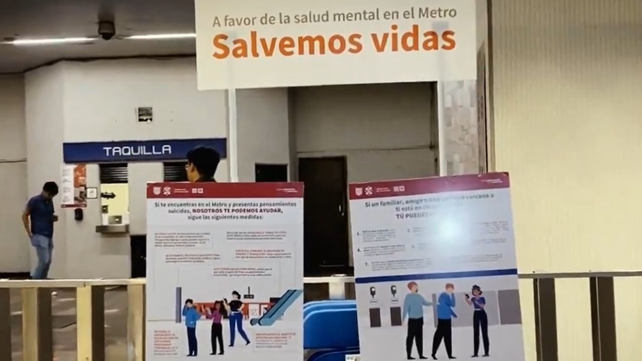 Programa Salvemos Vidas se sube al Metro