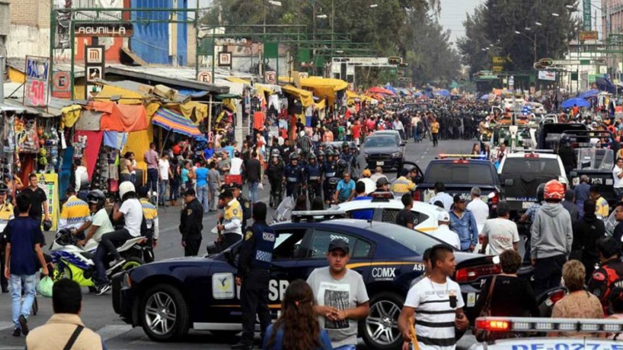 Detienen a 45 personas tras operativo en Tepito