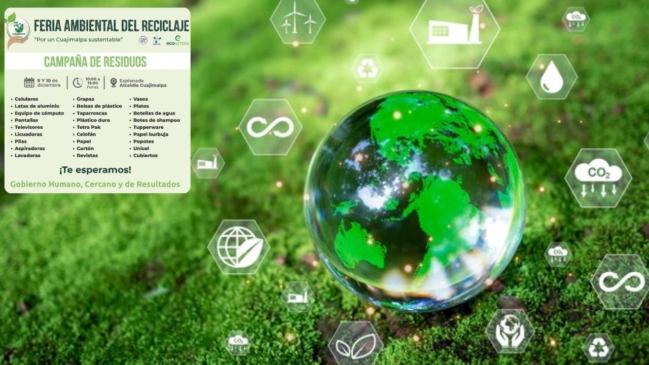 ¡Es tu oportunidad! Feria Ambiental del Reciclaje en Cuajimalpa