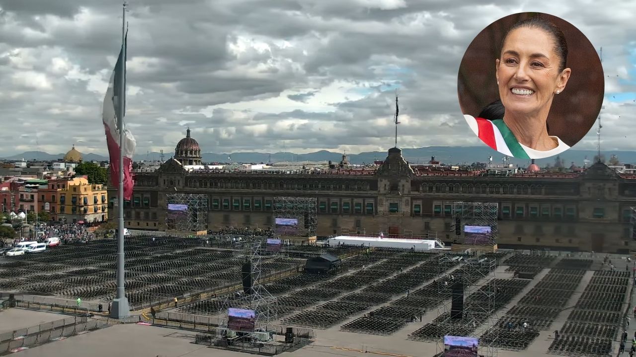 Este domingo Sheinbaum encabeza asamblea en el Zócalo
