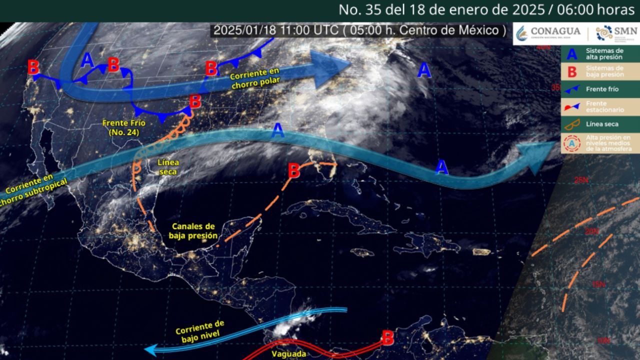 Aviso especial de onda fría que afectara el norte de México: SMN