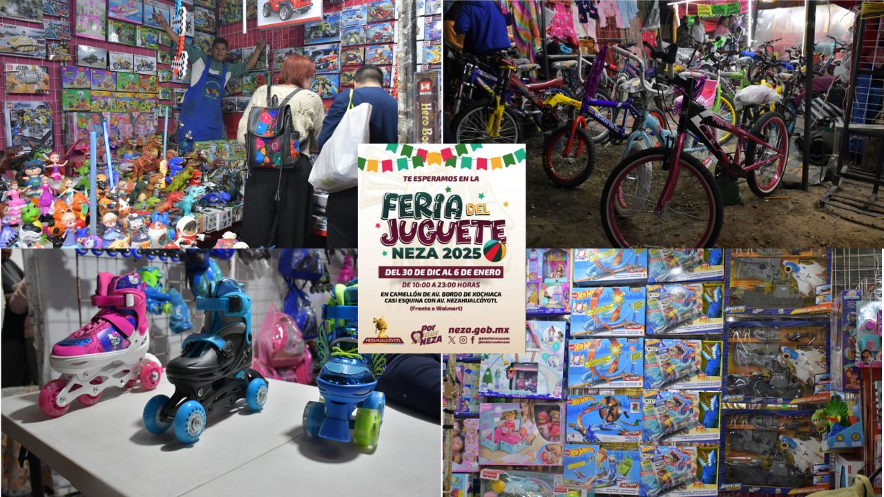 Nezahualcóyotl te invita a la feria del Juguete