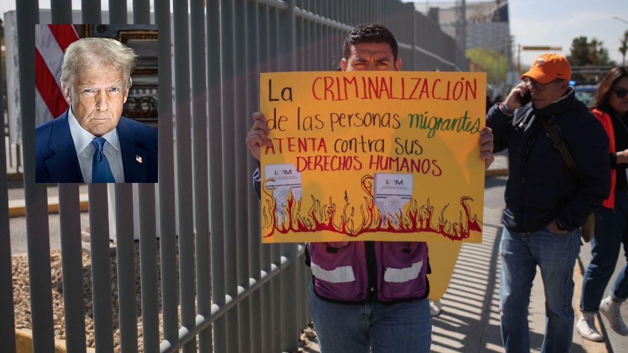 Organizaciones Pro-migrantes se manifiestan contra políticas de Trump