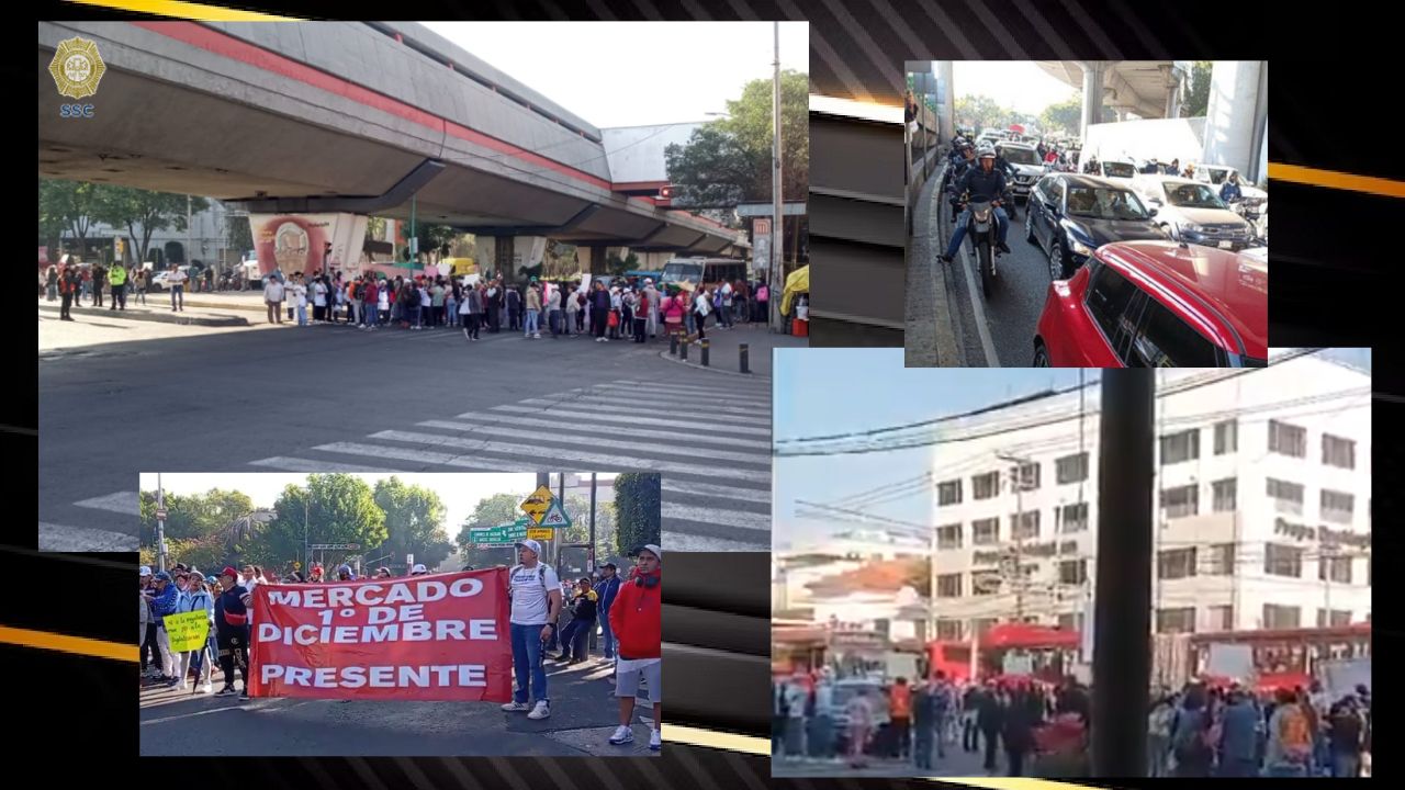 Locatarios de mercados de la CDMX enloquecen vialidades