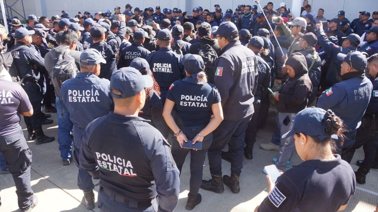 Policía de Oaxaca inicio un paro de labores