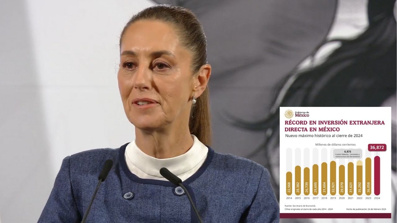 México alcanza récord en inversión extranjera directa