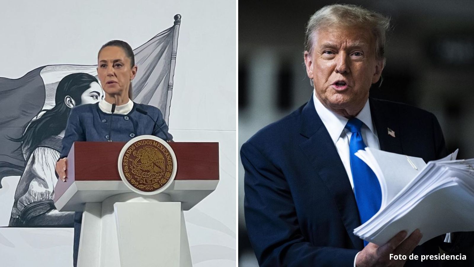 Aranceles van  porque no para entrada de fentanilo:Trump