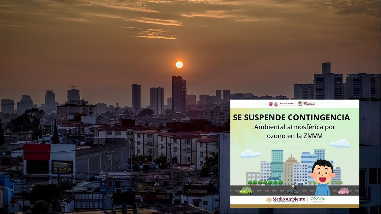 Se suspende la Contingencia Ambiental Atmosférica