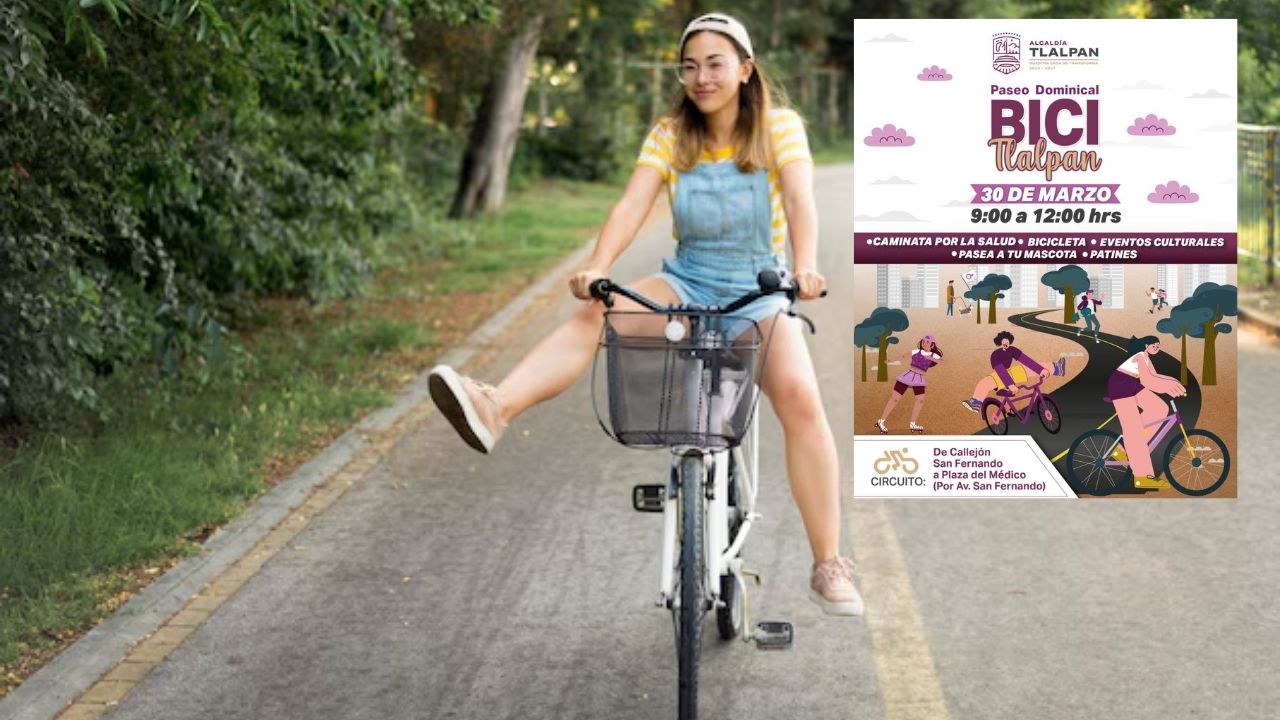 Tlalpan te invita a su Paseo Dominical “Bici Tlalpan”