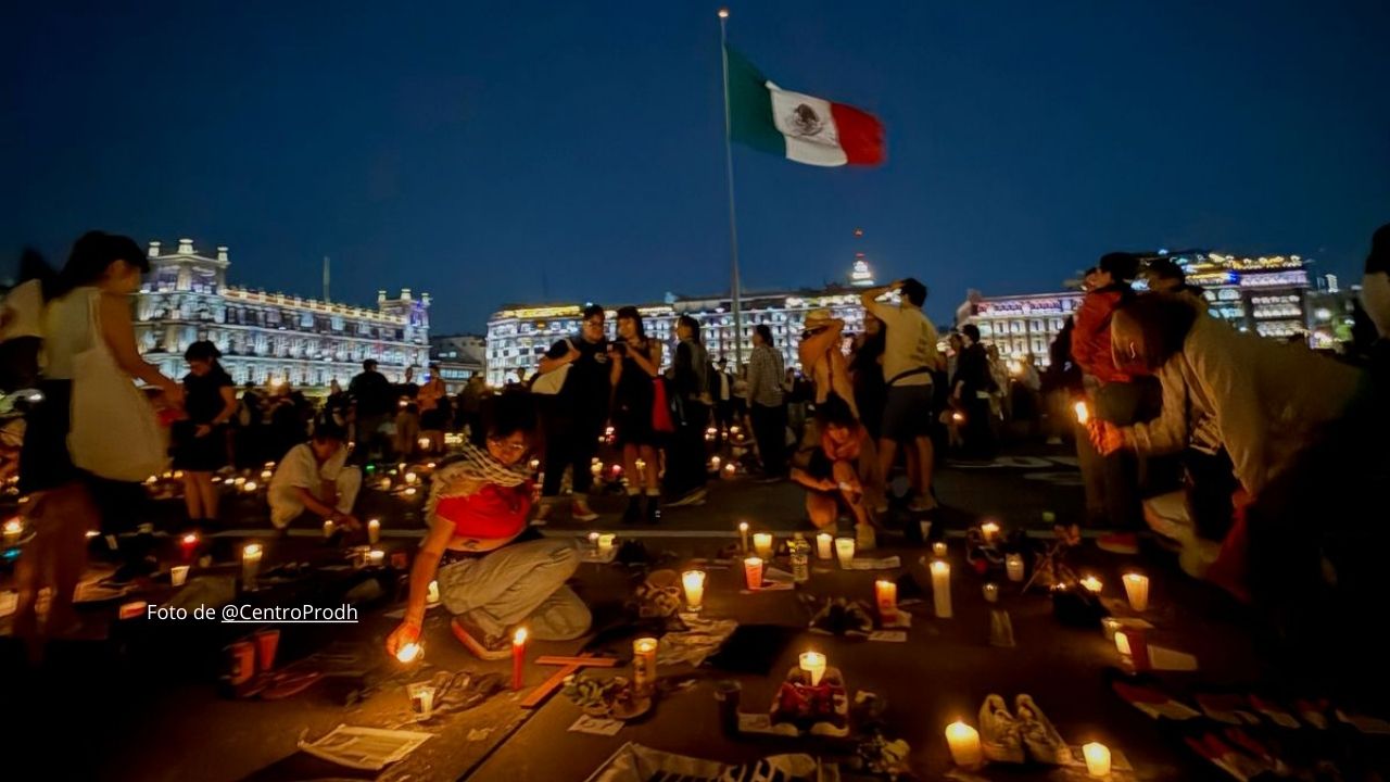 Jornada de luto 400 velas, 400 zapatos