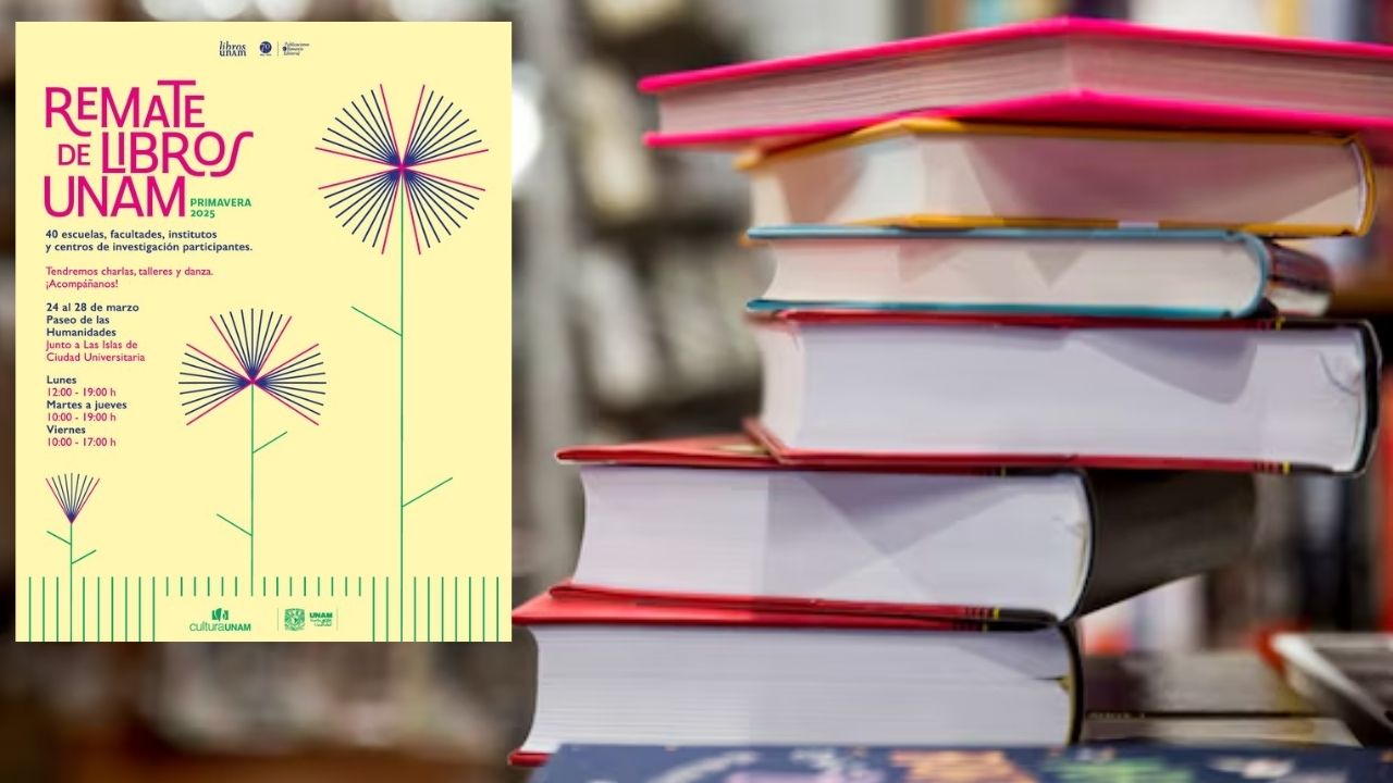 Remate de libros en las Islas de CU