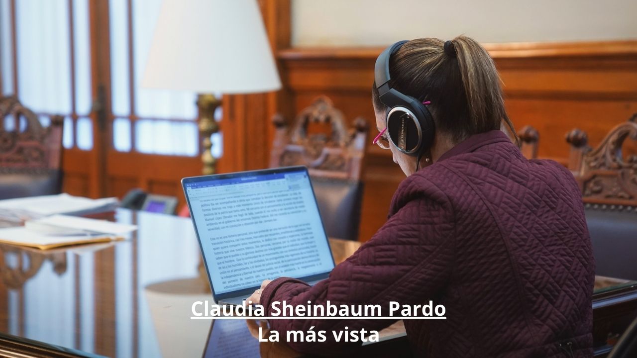 Sheinbaum es la streamer más vista en México