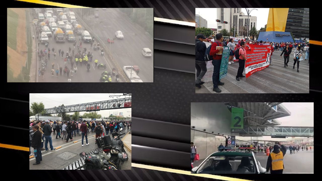 ¡Aguas! Jueves de bloqueos y manifestaciones