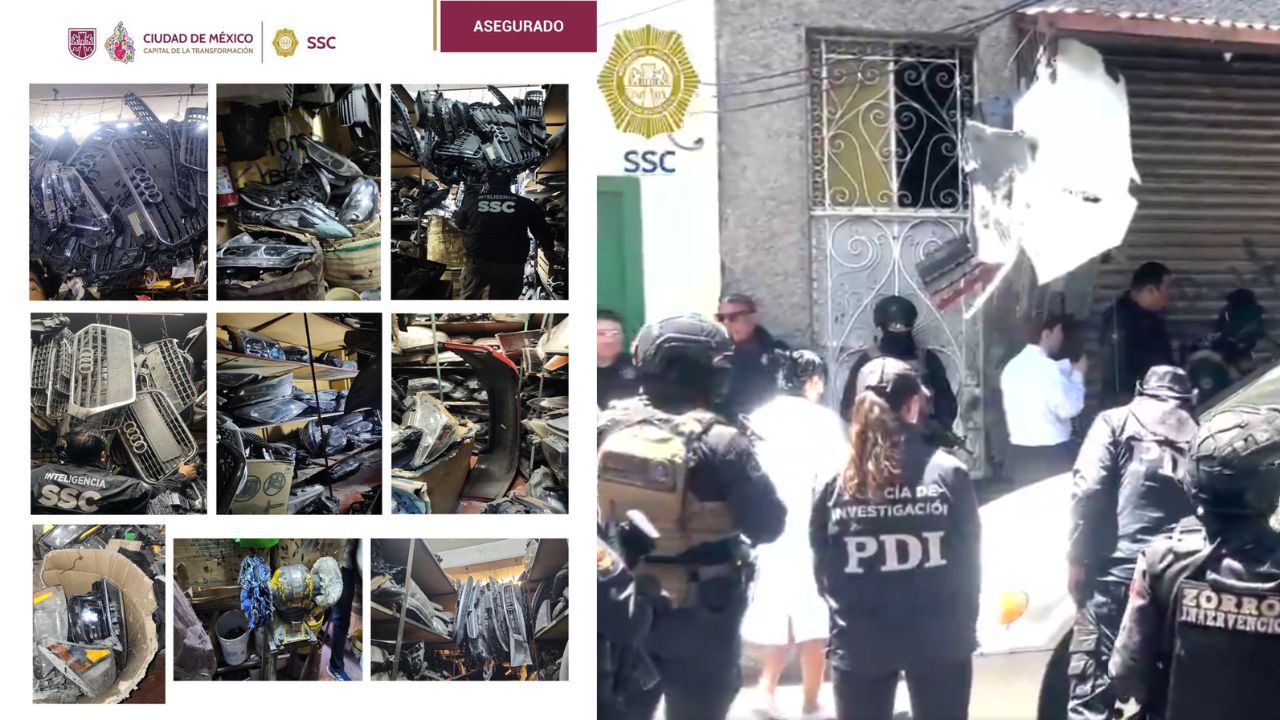 Aseguran 15 toneladas de autopartes robadas en la Buenos Aires