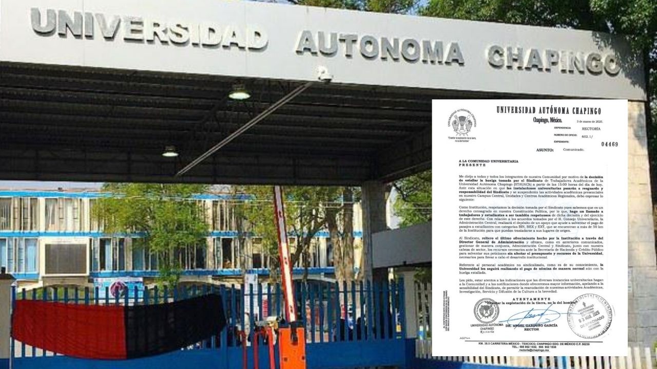 Estalla huelga en Universidad Autónoma Chapingo