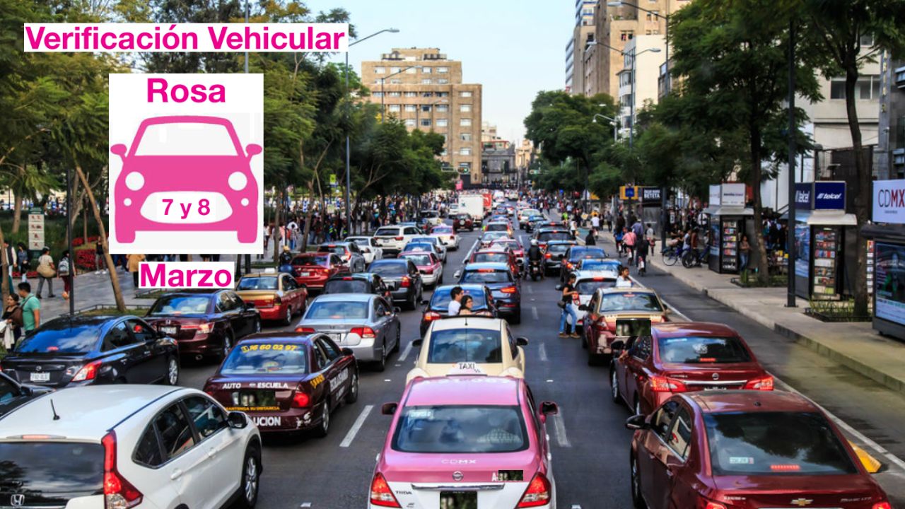 31 de marzo vence plazo para verificar autos con engomado rosa