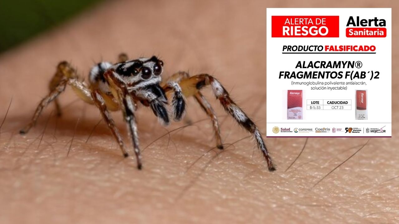 ¡Alerta! Medicamento falso contra picadura de alacrán