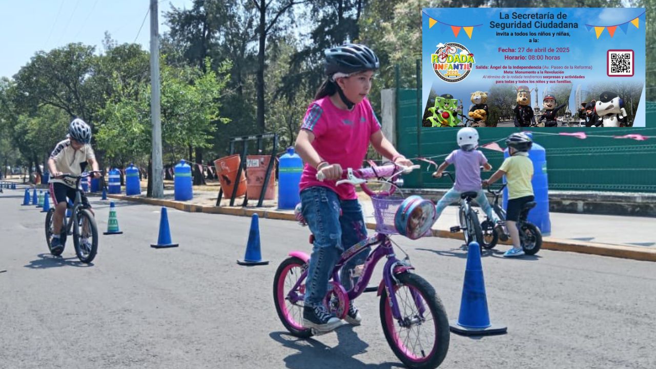 ¡No faltes! “Tercera Rodada Infantil 2025”