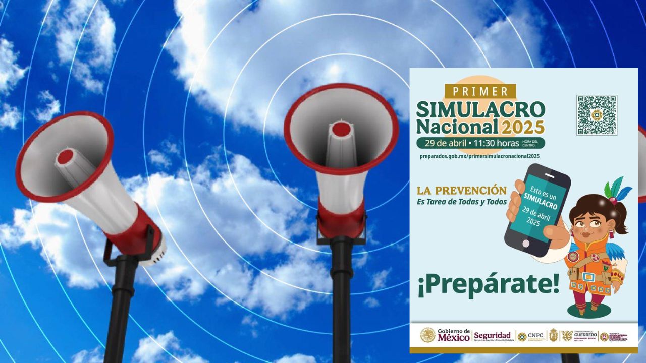 Mensaje de simulacro se recibirá en algunos celulares  