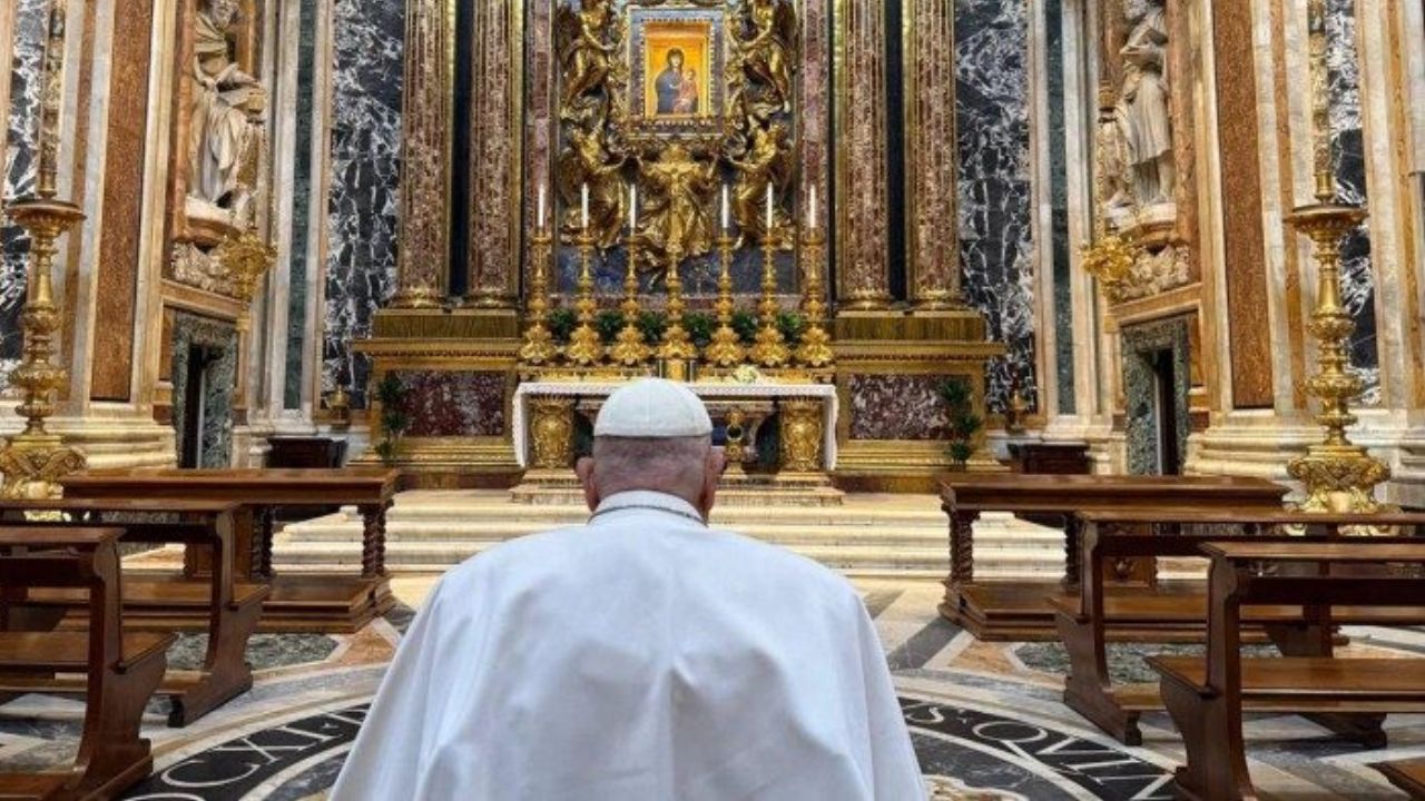 Papa Francisco va a la Basílica Santa María la Mayor