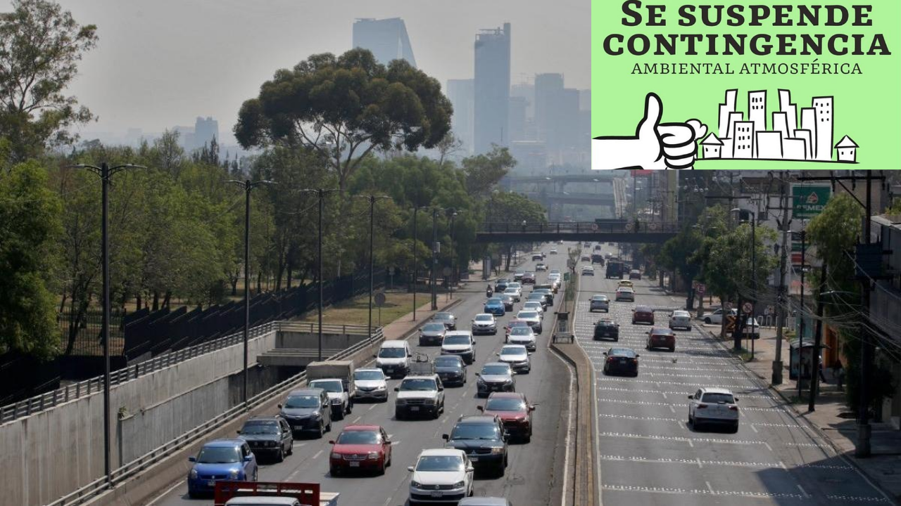 ¡Atención! Se suspende la contingencia ambiental en la ZMVM 