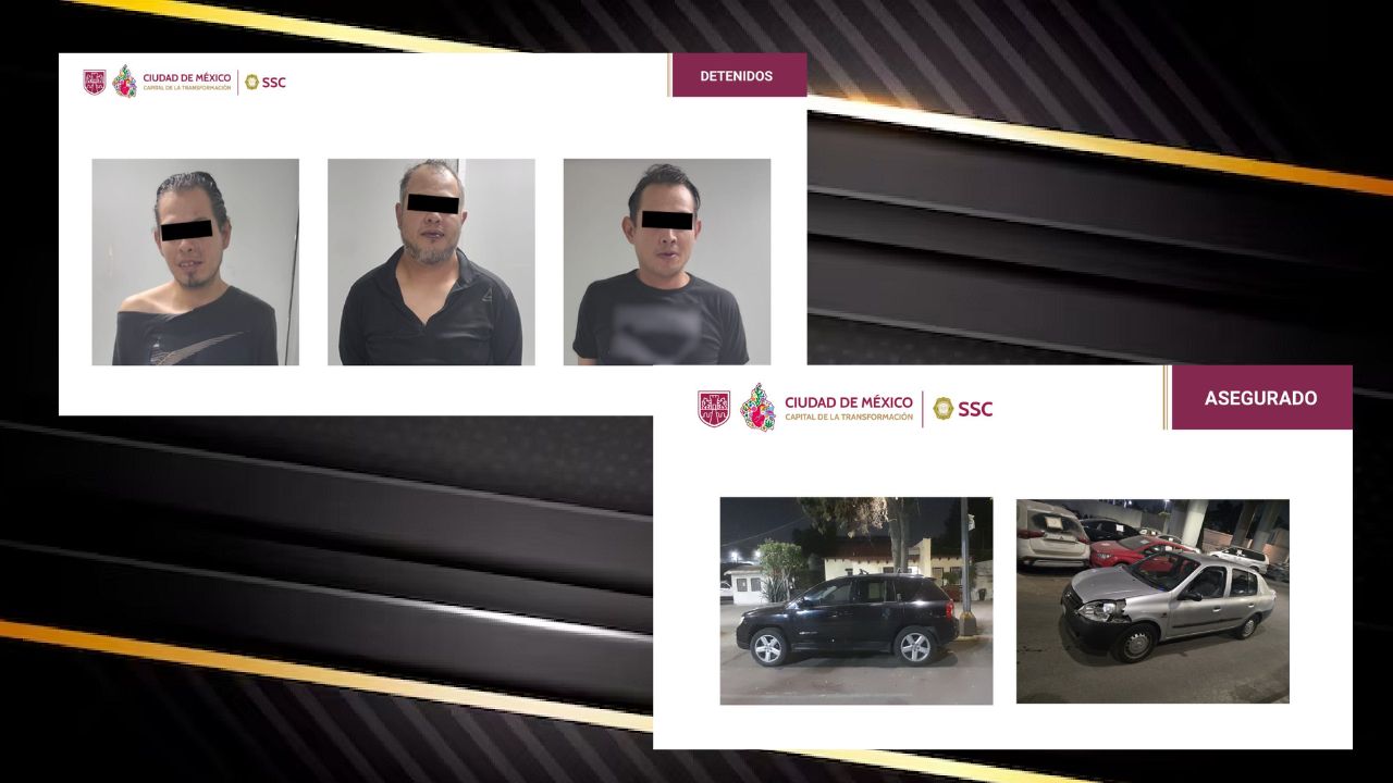 Detienen a 3 presuntos montachoques