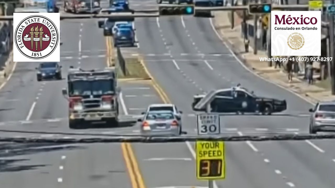 SRE abre línea de apoyo tras tiroteo en Universidad Estatal de Florida