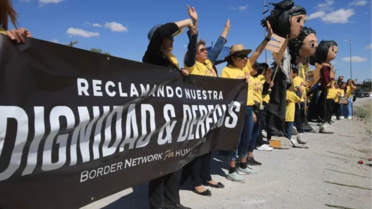 Protestan por cancelación del tradicional evento “Abrazos, No Muros”