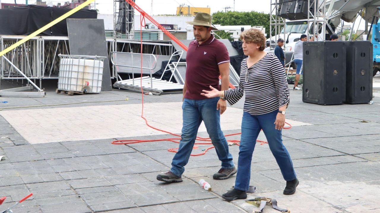 Se investiga colapso de estructura en Feria del Libro Neza: Delfina