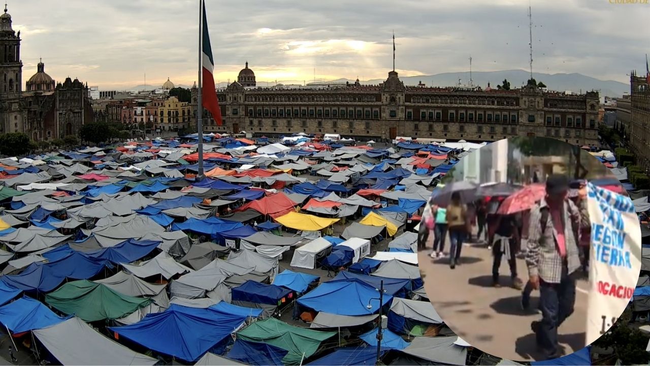 Sección 22 de la CNTE levanta plantón del Zócalo