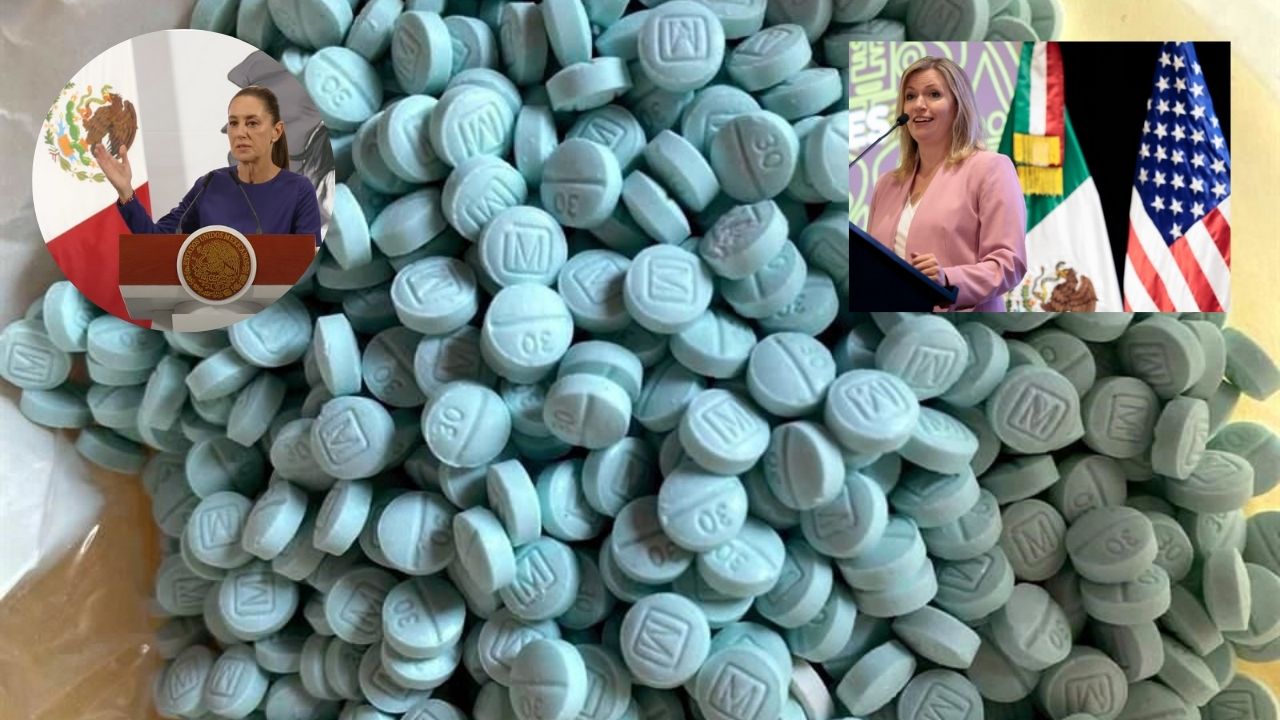 Sheinbaum celebra el decomiso de fentanilo que realizo EU