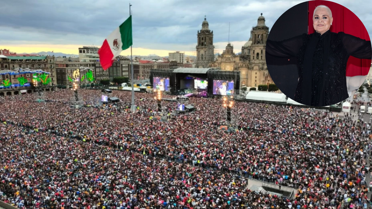 Lupita D’Alessio dará concierto gratuito en el Zócalo el 10 de mayo