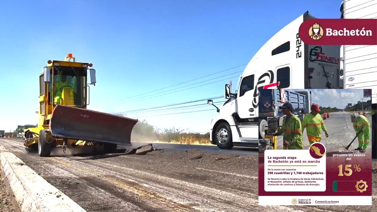 Segunda etapa del Bachetón tiene un 15 por ciento de avance