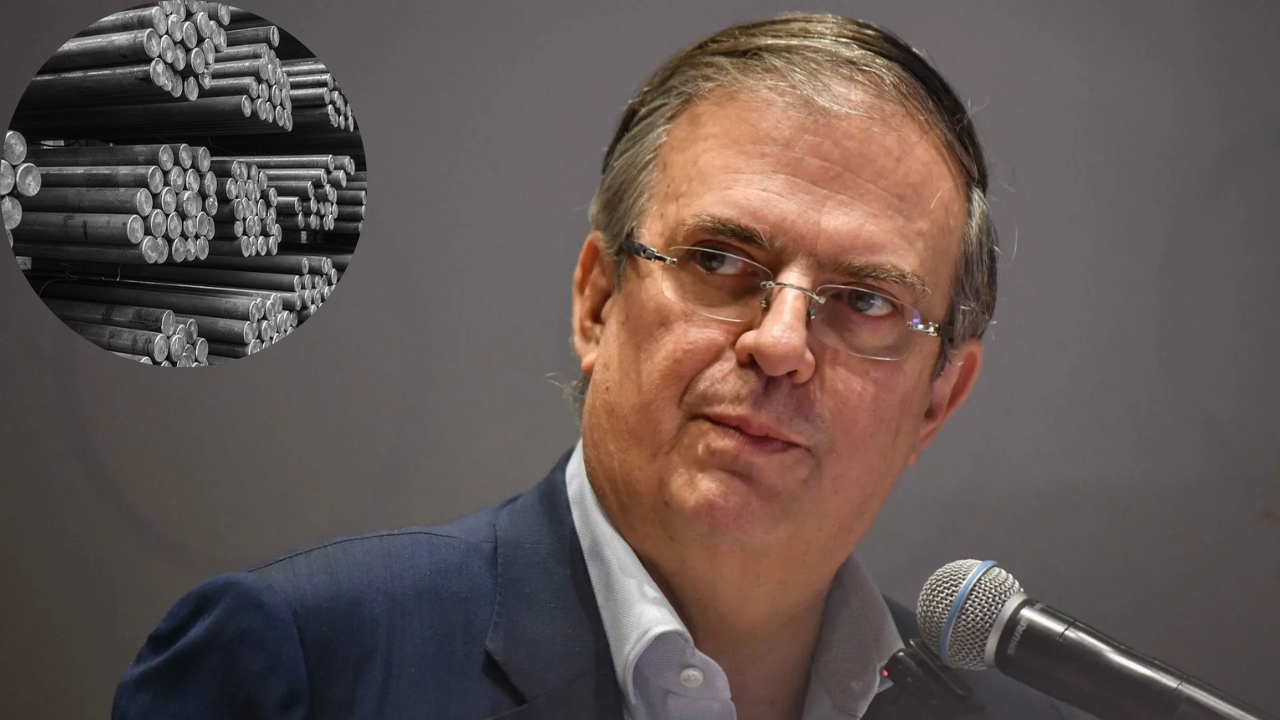 Arancel al acero es injusto e insostenible, afirma Ebrard 