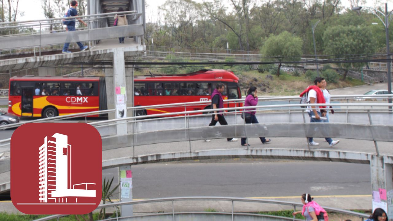 Cerrada estación Ciudad Universitaria del Metrobús
