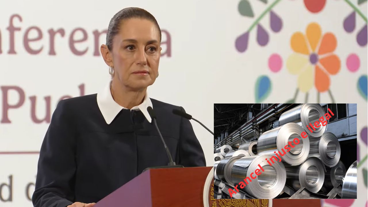 Arancel de 50% al acero es injusto e ilegal: Sheinbaum
