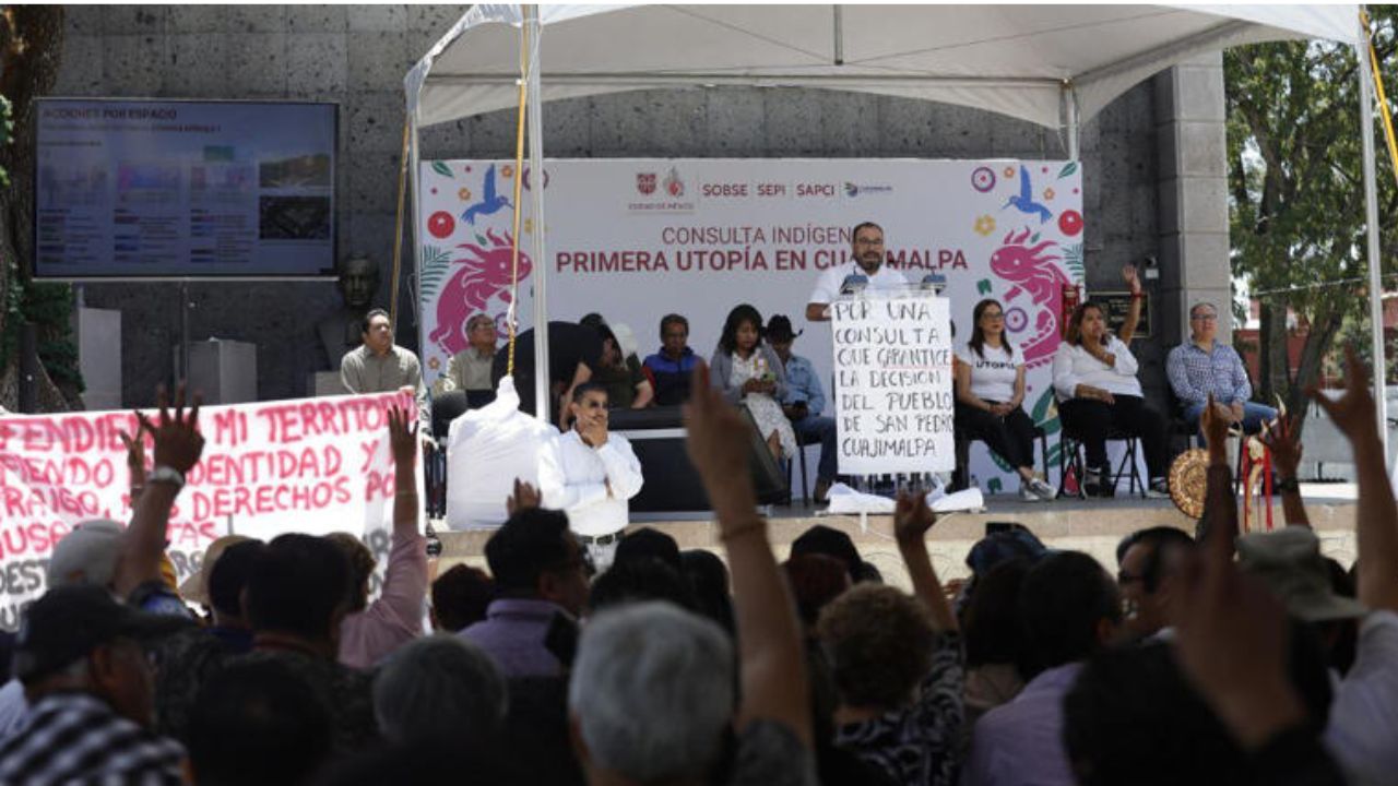 Vecinos de Cuajimalpa frenan temporalmente construcción de Utopía