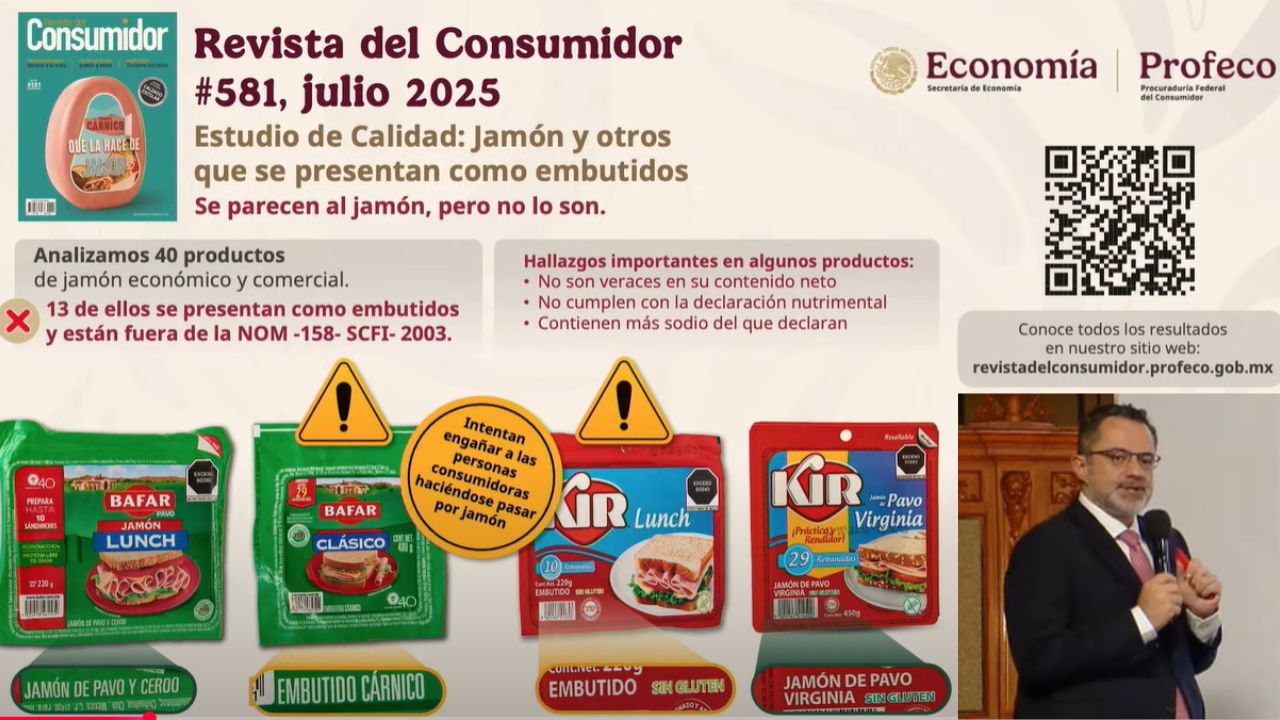 ¡Alerta! 13 marcas de jamón que no cumplen norma