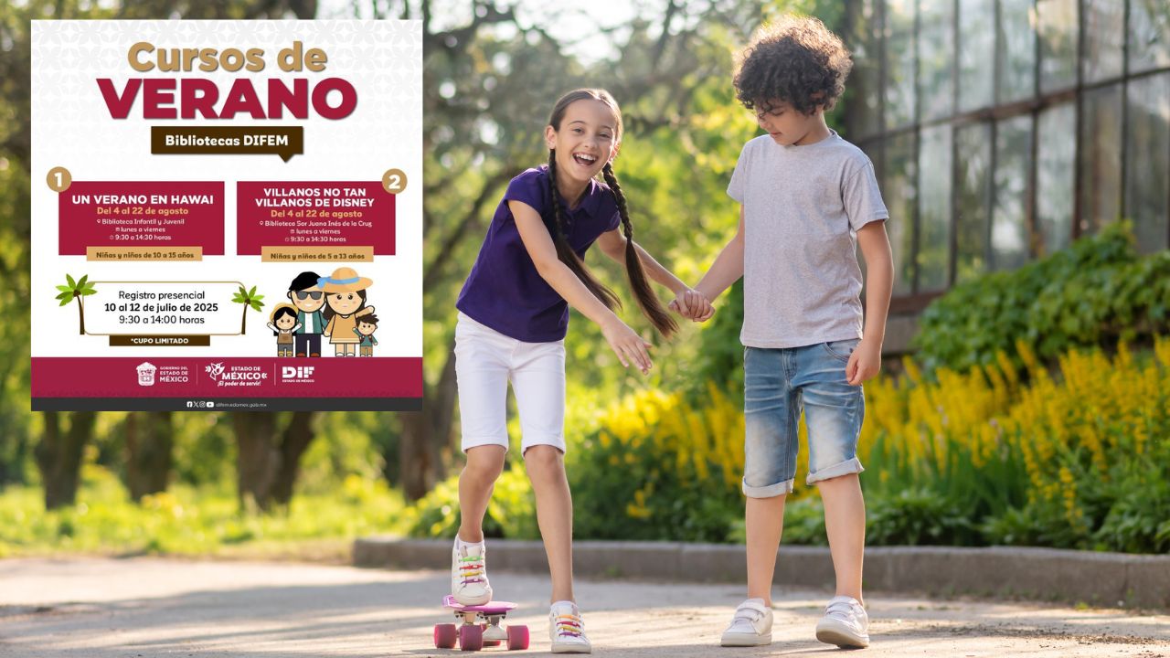 DIF Edomex lanza curso de verano para niñas, niños y jóvenes