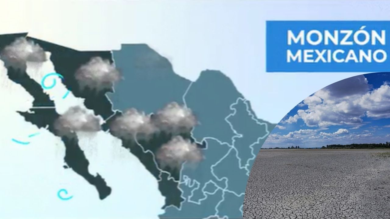 Monzón mexicano apaga sequía