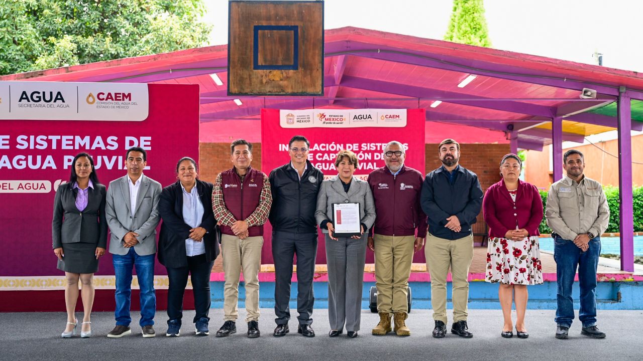 Edomex instala sistemas de captación de agua en municipios marginados