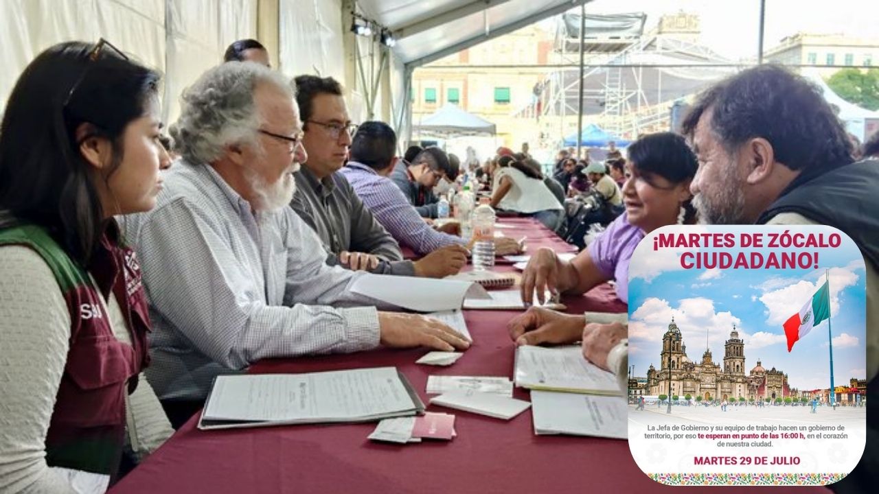 ¡Este martes es Zócalo Ciudadano! Lleva tu solicitud a Clara Brugada