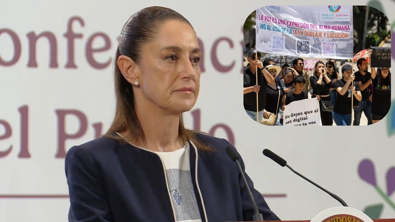 Sheinbaum anuncia protección para voces frente a IA