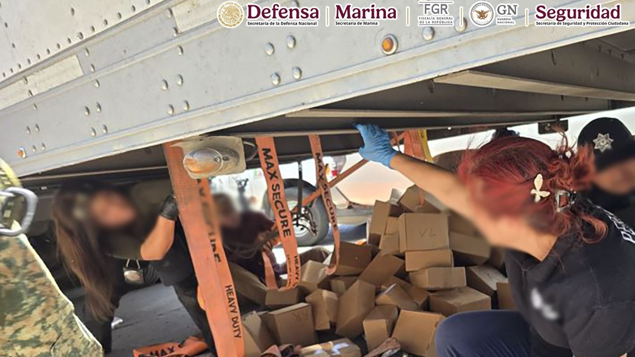 En Tijuana decomisan más de mil kilos de metanfetamina